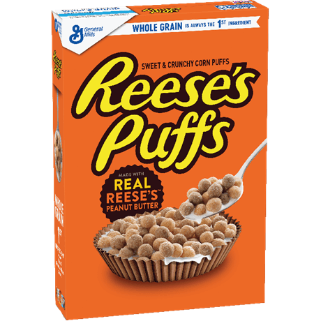 Reese's Peanut Butter Puffs .