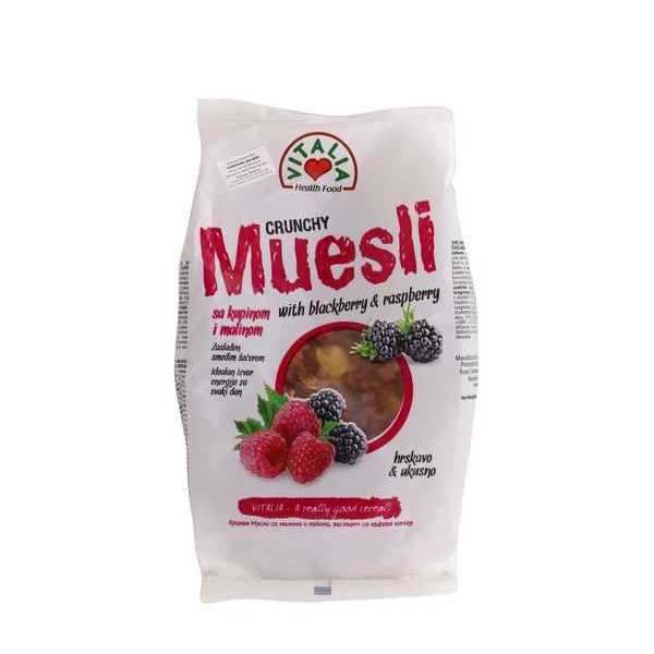 Vitalia Crunchy Muesli With Blackberry & Raspberry