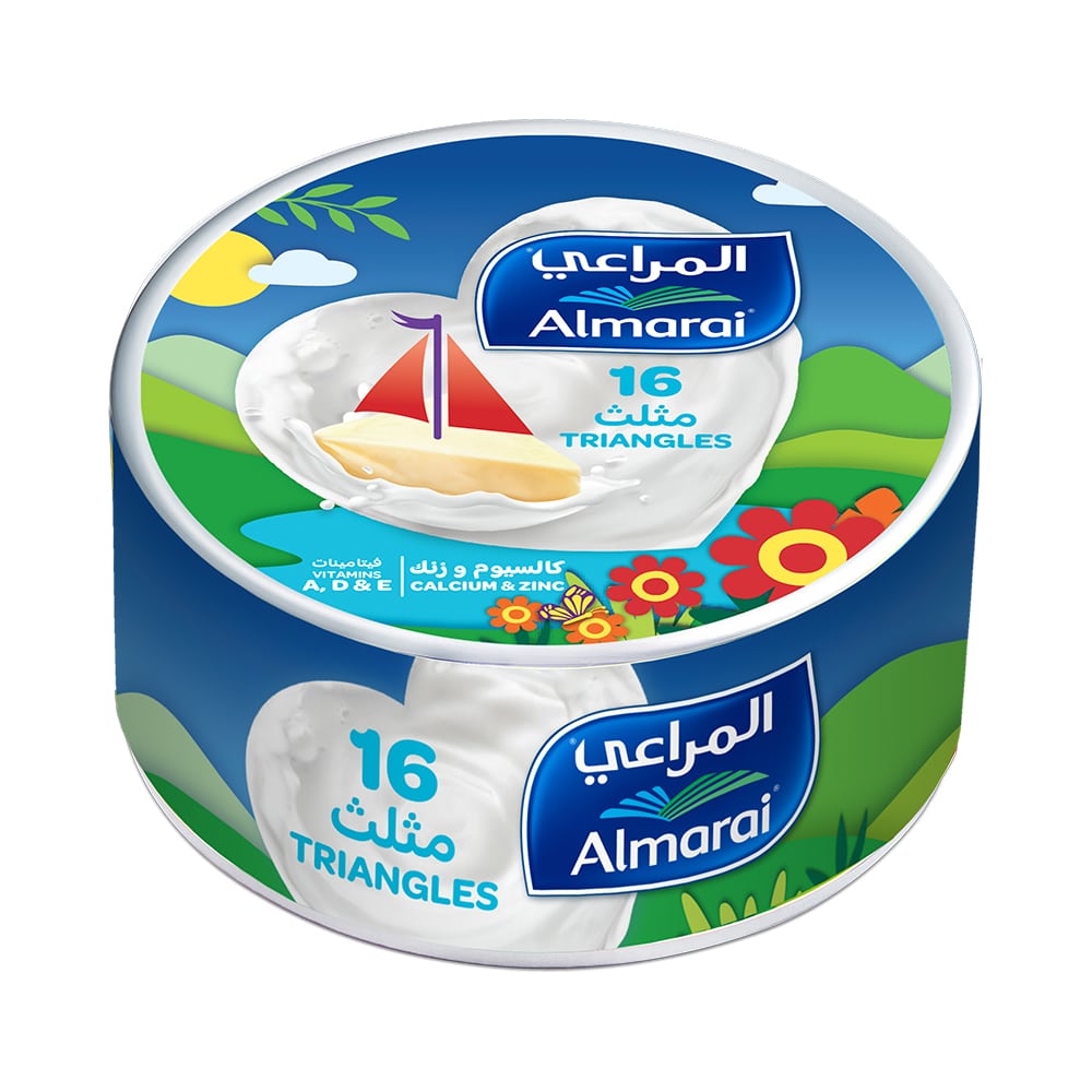 Almarai 16 Triangle Cheese.