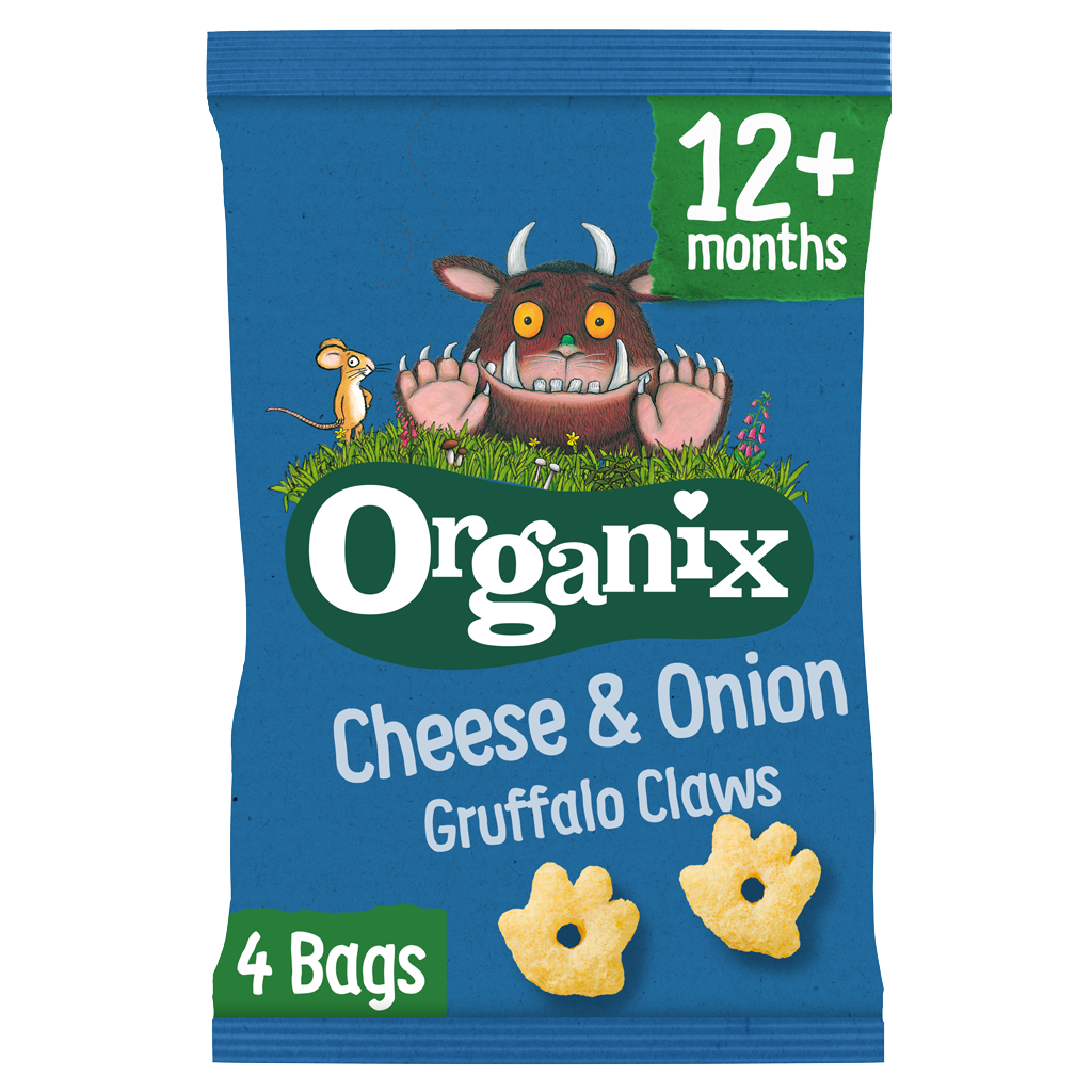 Organix Cheese & Onion Gruffalo Claws .