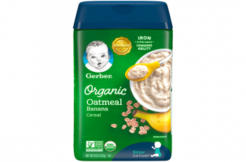 Gerber Organic Oatmeal Banana Cereal