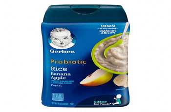 Gerber Probiotic Rice, Banana, Apple Cereal