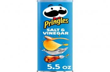 Pringles Salt & Vinegar Chips .
