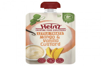 Heinz Mango & Vanilla Flavoured Custard .