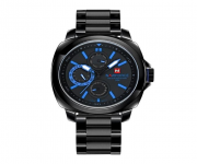 NF9069 - Black Stainless Steel Chronograph Watch for Men