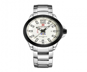 NF9084 - Silver Stainless Steel Analog Watch for Men