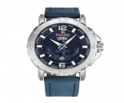 NF9122 - Blue Leather Analog Watch for Men