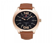NF9127 - Brown Leather Analog Watch for Men