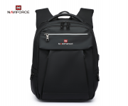 NAVIFORCE B6805 Fashion Men's Backpacks Large Capacity Business Casual Travel with USB - Black