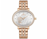 NAVIFORCE NF5017 RoseGold Stainless Steel Analog Watch For Women - White & RoseGold