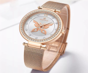 NAVIFORCE NF5018 RoseGold Stainless Steel Analog Watch For Women - White & RoseGold