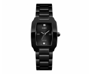 SKMEI 1400 Black  Stainless Steel Analog Watch For Women - Black