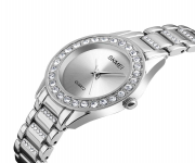 SKMEI 1262 Silver Stainless Steel Analog Watch For Women - Silver