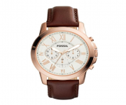 FS4991 - Brown Leather Chronograph Watch for Men