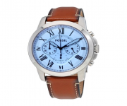 FS5184 - Brown Leather Chronograph Watch for Men