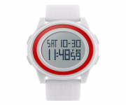 SKMEI 1206 White PU Digital Watch For Unisex - White