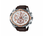 Chocolate Leather Chronograph Watch for Men