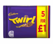 Cadbury Dairy Milk Twirl 5bars Pack 107.5G