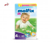 Molfix Jumbo Economy Belt Size4 60pcs | Molfix Baby Diaper
