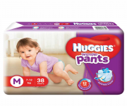 Huggies_Wonder Pants (Bubble Bed) M - 38 Pcs (7-12 Kg)