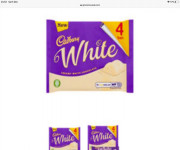 Cadbury White 4bars 148g