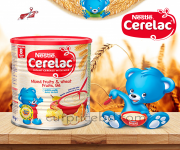 Nestle Cerelac mixed fruits & wheat with Milk 400gm | Switzerland  Cerelac mixed fruits & wheat