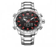 NF9093 - Silver Stainless Steel Wrist Watch for Men
