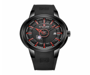 Naviforce NF9107Silicon Rubber Band Analog Watch for Men