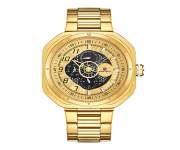 NAVIFORCE NF9141S Golden Stainless Steel Chronograph Watch For Men - Golden