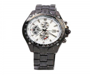 CURREN 8083 Black Stainless Steel Chronograph Watch For Men - White