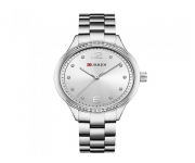C9003 - Silver Stainless Steel Analogue Watch for Women