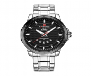 NF9115 - Silver Stainless Steel Analog Watch for Men