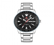 Naviforce NF9109 - Silver Stainless Steel Analog Watch