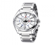 Naviforce NF9034 - Silver Stainless Steel Analog Watch