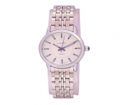 Stainless Steel Analog Watch for Women - Rose Gold