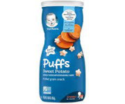 Gerber Sweet potato Puffs |  USA Sweet Potato Puffs Snacks for Baby
