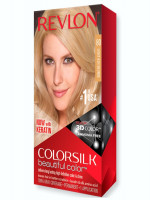 Revlon ColorSilk Beautiful Color Permanent Hair Color, 80 Light Ash Blonde