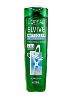 L’Oreal ELvive Phytoclear Anti Dandruff 2 in 1 Shampoo 400ml - Get Flawless Hair with Clear Scalp