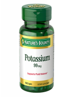 Nature’s Bounty Potassium Gluconate 99mg, 100 Tablets