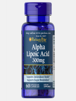 Puritan's Pride Alpha Lipoic Acid, Supports Antioxidant Health, 300mg, 60 Capsules