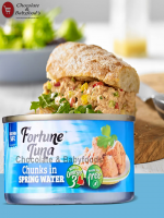 Fortuna Tuna Chunks in Spring Water 185G
