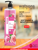 Watsons Rose Gel Body Wash 1000ml - Buy Now for Luxurious Bathing Experience!