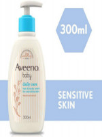 Aveeno Active Natural Baby Hair & Body Wash Sensitive Skin 300ml