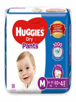 Huggies Dry Medium Pant Diaper 6-12Kg - 64 Pcs