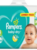 PAMPERS – BABY DRY BELT UP TO 12H 3 (6-10 KG) UK -(100 NAPPIES)