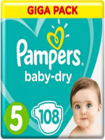Pampers Baby Dry Size 5 Belt 11-25 Kg 108 Pcs (UK)