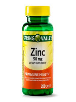 Spring Valley Zinc Caplets 50 mg 200 Ct
