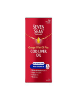 Seven Seas Simply Timeless Omega-3 Fish Oil Plus Gelatine Free High Strength COD Liver Oil 120 Cap