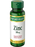 Nature's Bounty Chelated Zinc 50mg 100 Caplets