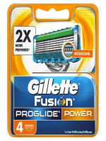 Gillette Fusion Proglide Power Refills Lame X4